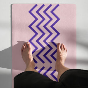 Chevron Stripes Premium Yoga Mat
