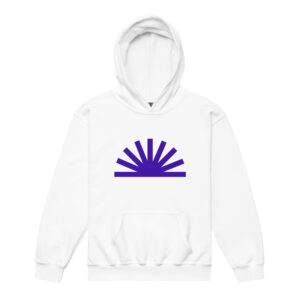Cozy Youth Fleece Pullover Purple Sunrise